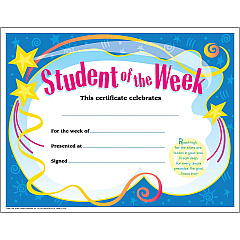 TREND Student of The Week Award Certificate (TEPT2960)