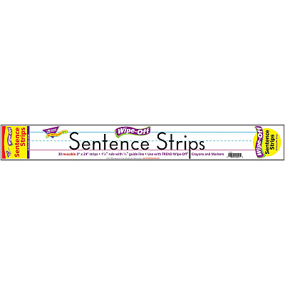 TREND Wipe-Off Sentence Strips (TEPT4001)