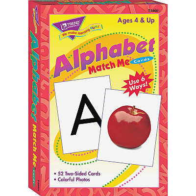 TREND Alphabet Match Me Flash Cards (TEPT58001)