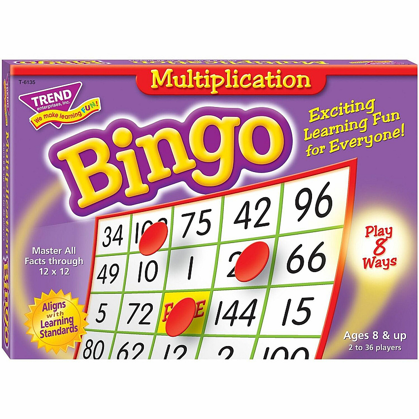 TREND Multiplication Bingo Learning Game (TEPT6135)