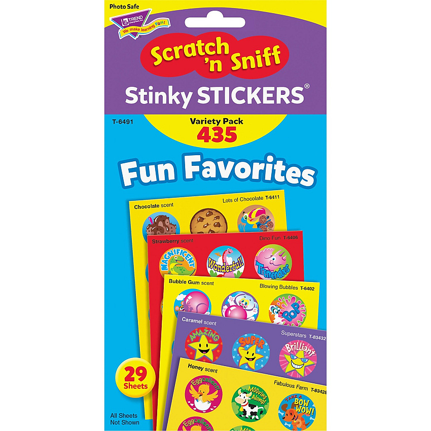 TREND Fun & Fancy Jumbo Pack Stickers (TEPT6491)