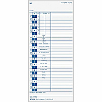 TOPS One-Side Weekly Time Cards (TOP12443)