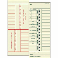 TOPS Numbered Days/Full Payroll Time Cards (TOP1257)