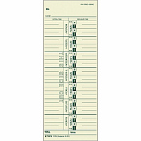 TOPS Weekly Time Cards (TOP1259)