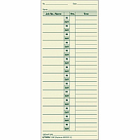 TOPS Job Cards Time Cards (TOP1290)