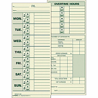 TOPS Monday-Sunday Time Cards (TOP1291)