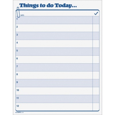 TOPS Things To Do Today Pad (2170)