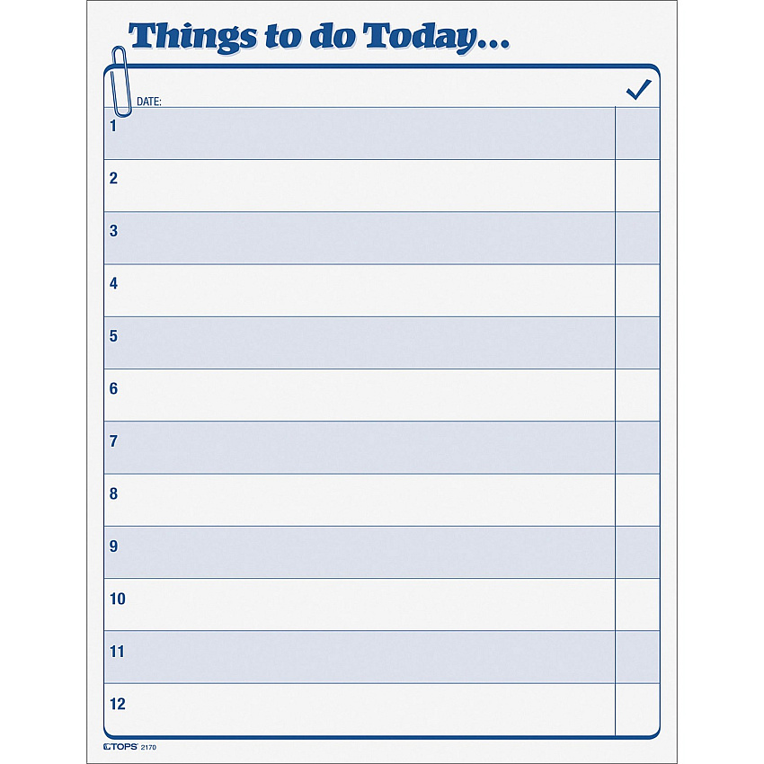 TOPS Things To Do Today Pad (TOP2170)
