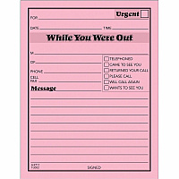 TOPS While You Were Out Message Pads (TOP3002P)