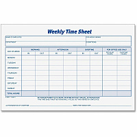 TOPS Weekly Timesheet Form (TOP30071)