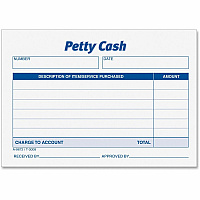 TOPS Received of Petty Cash Forms (TOP3008)