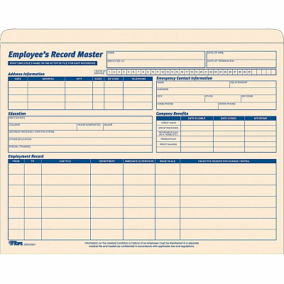 TOPS Letter Record Jacket (TOP3280)