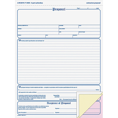 TOPS In Triplicate Proposal Form (TOP3850)