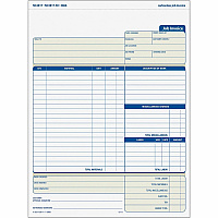 TOPS Three-part Carbonless Job Invoice Forms (TOP3866)