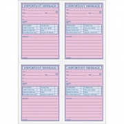 TOPS 4CPP Important Phone Message Book (4009)
