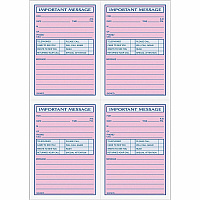 TOPS 4CPP Important Phone Message Book (TOP4009)