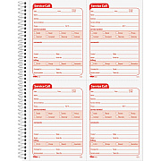 TOPS Service Call 2-part Spiral Message Slip Book (TOP4100)
