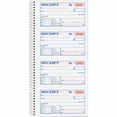 TOPS Carbonless 2-part Money Receipt Book (4161)