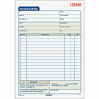 TOPS Carbonless 3-Part Purchase Order Books (TOP46141)