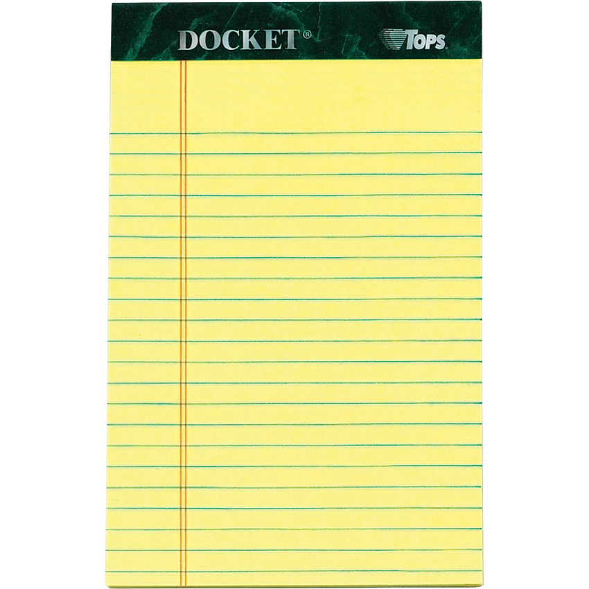 TOPS Jr. Legal Rule Docket Writing Pads (TOP63350)