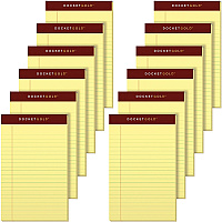 TOPS Docket Gold Jr. Legal Ruled Canary Legal Pads - Jr.Legal (TOP63900)