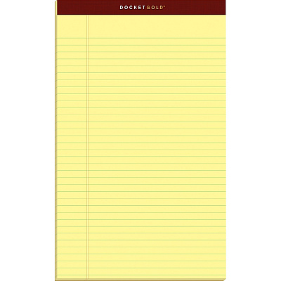 TOPS Docket Gold Legal Pads - Legal (TOP63980)