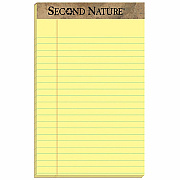 TOPS Second Nature Recycled Jr Legal Writing Pad (TOP74840)