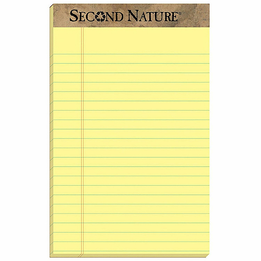 TOPS Second Nature Recycled Jr Legal Writing Pad (TOP74840)
