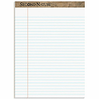 TOPS Second Nature Legal Rule Recycled Writing Pad (TOP74880)