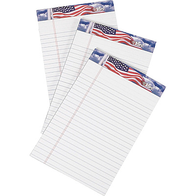 TOPS American Pride Binding Legal Writing Tablet - Jr.Legal (TOP75103)
