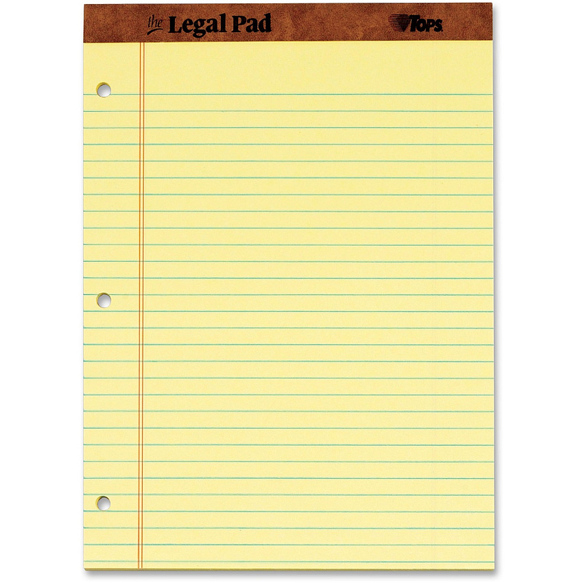 TOPS The Legal Pad Writing Pad (TOP75351)