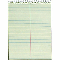 TOPS Gregg Steno Pads, Gregg Rule, 60 Green-Tint 6 x 9 Sheets (TOP8001)