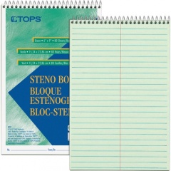 TOPS Green Tint Steno Books (8021)