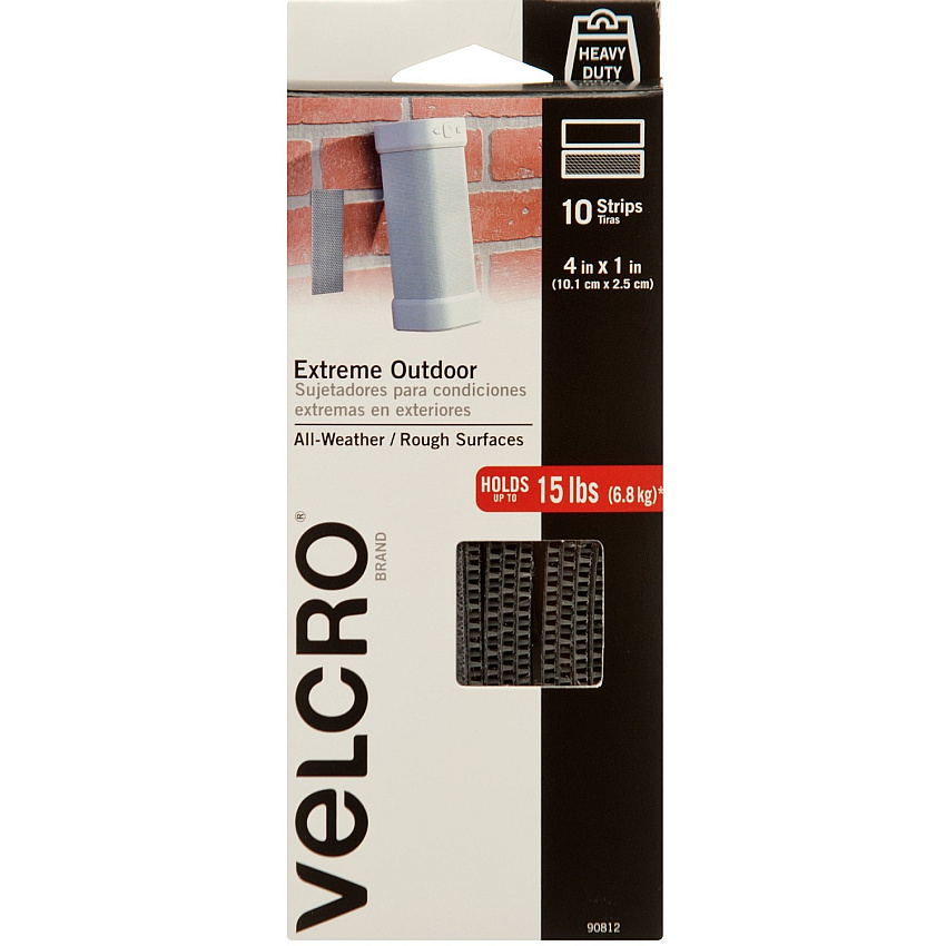 Velcro Extreme Outdoor Tape Strips (VEK90812)