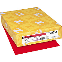 Astrobrights Color Card Stock - Re-Entry Red (WAU22751)