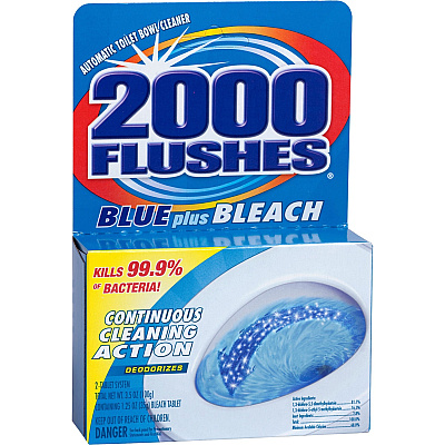 WD-40 2000 Flushes Blue/Bleach Bowl Cleaner Tablets (WDF208017)