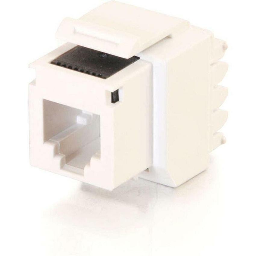 C2G Cat3 Rj12 Keystone Jack White (03801)