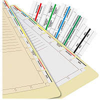 Tabbies Medical Chart Index Divider Sheets (TAB54520)
