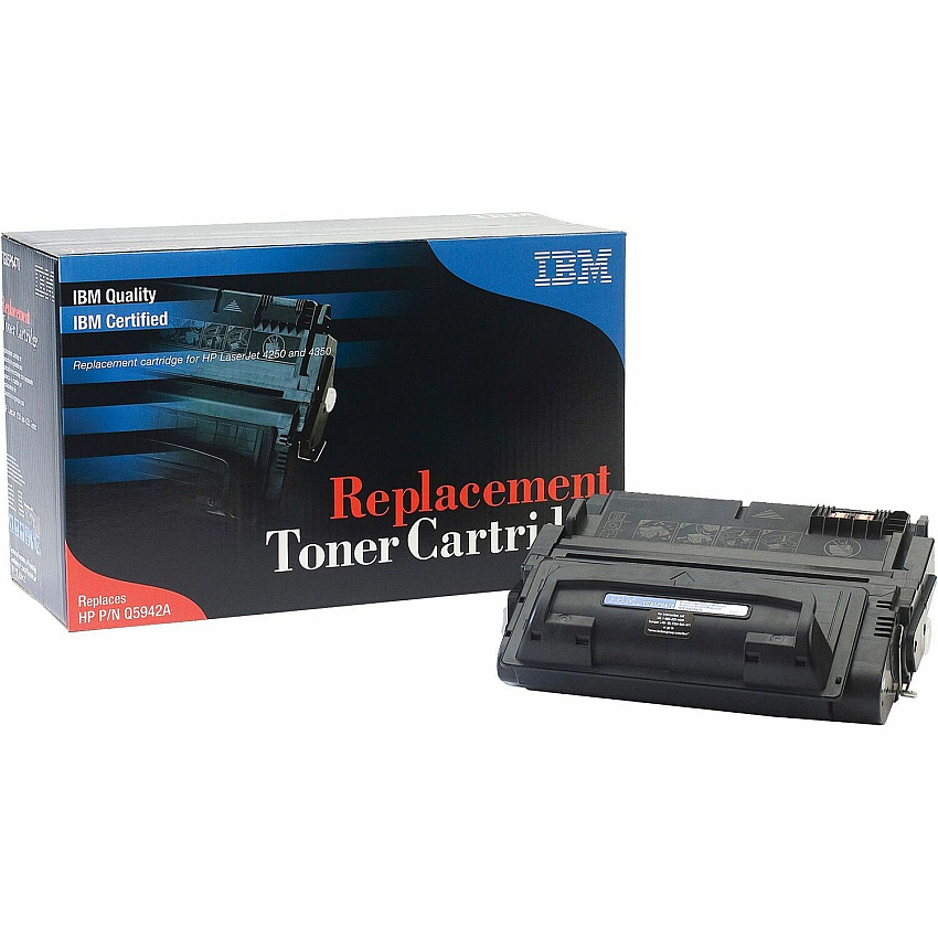 Turbon Remanufactured Black Toner Cartridge Replacement For HP 42A, Q5942A (IBMTG85P6478)