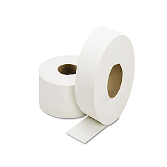 AbilityOne 8540015909072, SKILCRAFT Jumbo Roll Toilet Tissue, 1-Ply, White, 3.7" x 2,000 ft, 12/Box