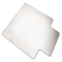 AbilityOne 7220015772530, SKILCRAFT PVC Chair Mats, High Pile Carpet, 60 x 46, Clear