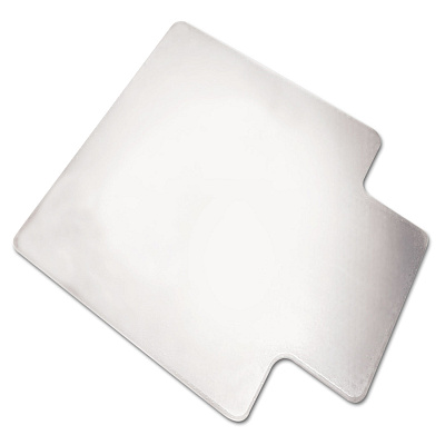 AbilityOne 7220015772530, SKILCRAFT PVC Chair Mats, High Pile Carpet, 60 x 46, Clear