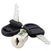 Alera Core Removable Lock and Key Set, Silver, 2 Keys (VA501111)