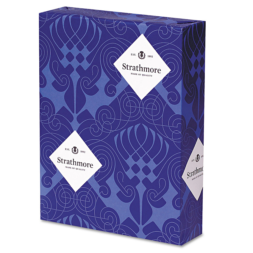 Strathmore Premium Business Stationery, 96 Bright, 24 lb Bond Weight, 8.5 x 11, 100% PC White, 500/Ream (STT190504)