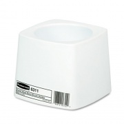 Rubbermaid Commercial Commercial-Grade Toilet Bowl Brush Holder, White (631100WE)