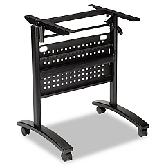 Alera Valencia Flip Training Table Base, Modesty Panel, 28.5w x 19.75d x 28.5h, Black (ALEVA734836BK)