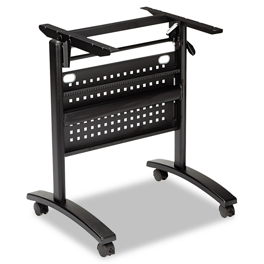 Alera Valencia Flip Training Table Base, Modesty Panel, 28.5w x 19.75d x 28.5h, Black (ALEVA734836BK)