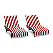 California Cabana Chaise Cover 30x85 Red, Case Of 12 (CC-CABANA-RD-CS)