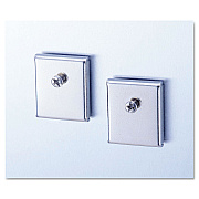 Universal Cubicle Accessory Mounting Magnets, Silver, 2/Set (UNV08172)