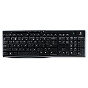Logitech K270 Wireless Keyboard, USB Unifying Receiver, Black (LOG920003051)